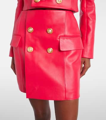 Minigonna in pelle | Balmain