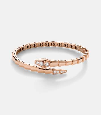 Bracelet Serpenti Viper en or rose 18 ct et diamants | Bvlgari