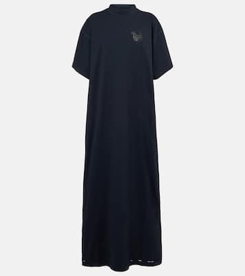 Robe t-shirt en coton à logo | Balenciaga