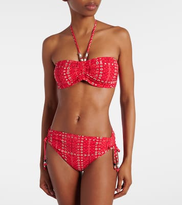 Salmage printed halterneck bikini top | Marant Etoile
