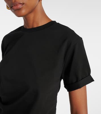 T-shirt asimmetrica in cotone | Victoria Beckham