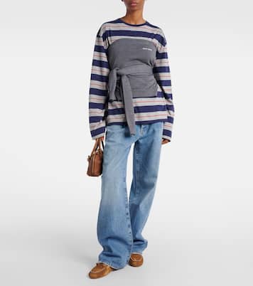 Franka mid-rise wide-leg jeans | Agolde