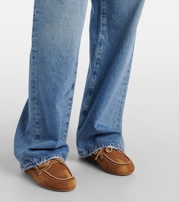 Franka mid-rise wide-leg jeans | Agolde