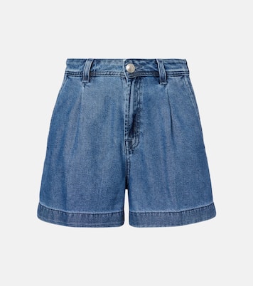 Hilo pleated denim shorts | 7 For All Mankind