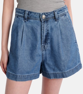 Hilo pleated denim shorts | 7 For All Mankind