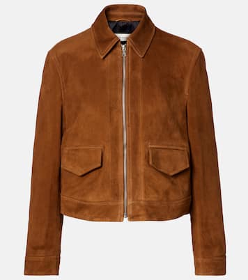 Vanves suede bomber jacket | Nour Hammour