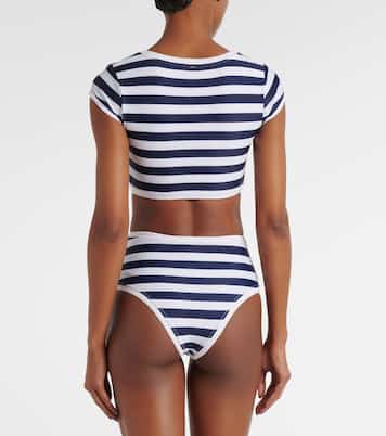 Grace striped bikini top  | Same