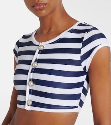 Grace striped bikini top  | Same