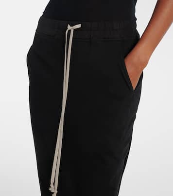 Pillar cotton jersey maxi skirt | Rick Owens