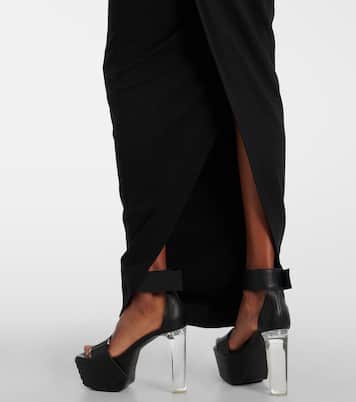 Pillar cotton jersey maxi skirt | Rick Owens