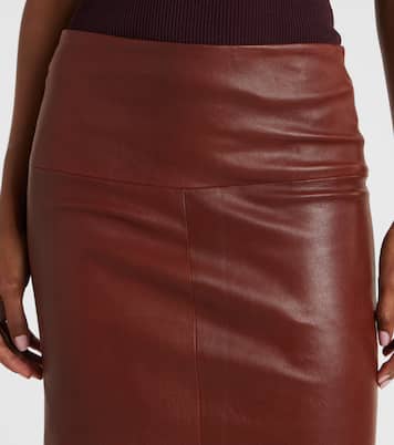 Gin leather pencil skirt | Stouls