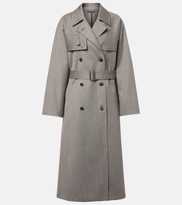 Rhydian virgin wool gabardine trench coat | The Row