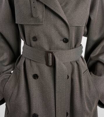 Rhydian virgin wool gabardine trench coat | The Row