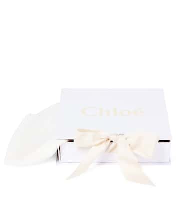 Baby set of cotton and cashmere beanie and booties | Chloé Kids