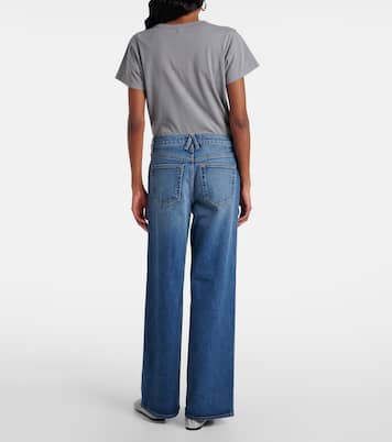 Selena mid-rise wide-leg jeans | Slvrlake