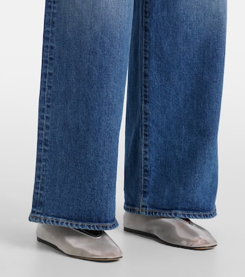 Selena mid-rise wide-leg jeans | Slvrlake