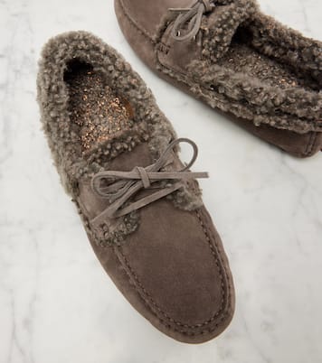 Mocasines Monili de ante con borrego | Brunello Cucinelli