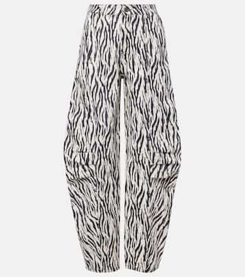 Pantalones cargo de sarga estampados | Rotate