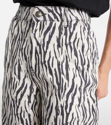 Pantalones cargo de sarga estampados | Rotate