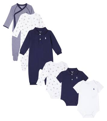 Baby set of seven cotton onesies, bodysuits, T-shirt and pants | Polo Ralph Lauren Kids