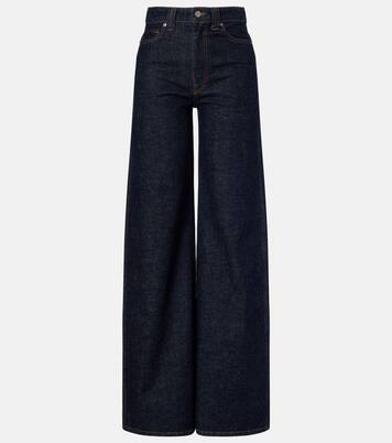 Dane high-rise wide-leg jeans | Khaite