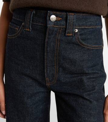 Dane high-rise wide-leg jeans | Khaite