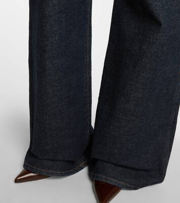 Dane high-rise wide-leg jeans | Khaite
