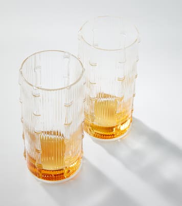 Set de 2 verres Bamboo en cristal | La DoubleJ