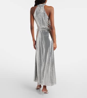 Chainmail draped maxi skirt | Rabanne