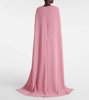 Robe longue en soie mélangée | Oscar de la Renta