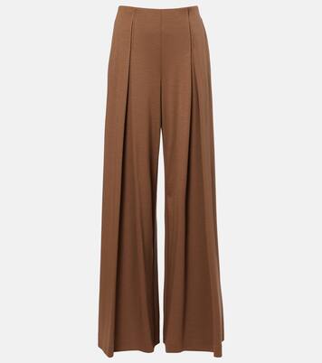 Cocco virgin wool wide-leg pants | Max Mara