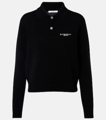 Logo羊毛与羊绒Polo衫式毛衣 | Givenchy