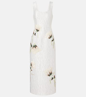Lilibeth embellished jacquard cocktail dress | Simkhai