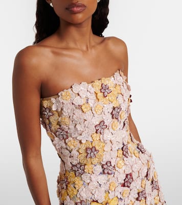 Sirra embellished corset dress | Costarellos