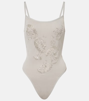 Beaded bodysuit | Jacques Wei