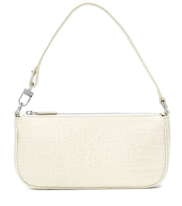 Rachel croc-effect leather shoulder bag | By Far