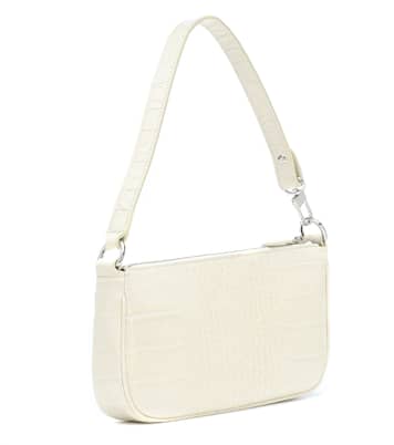 Rachel croc-effect leather shoulder bag | By Far
