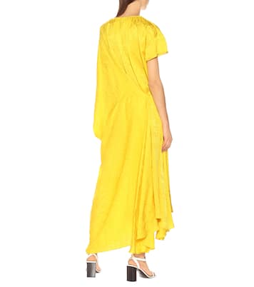 Robe en jacquard de soie | Balenciaga