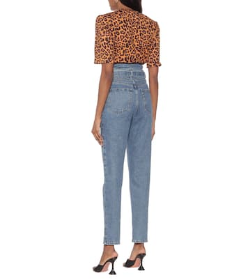 Jeans paperbag a vita alta | The Attico