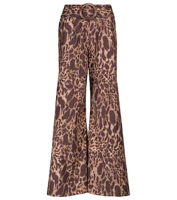 Pantalon évasé Claudia en coton | Alexandra Miro