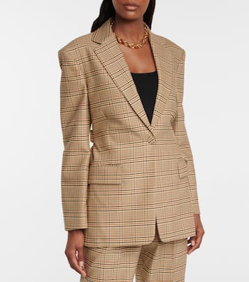 MacGuffin checked wool and cotton-blend blazer | Altuzarra