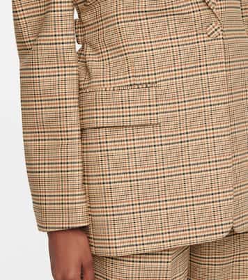 MacGuffin checked wool and cotton-blend blazer | Altuzarra