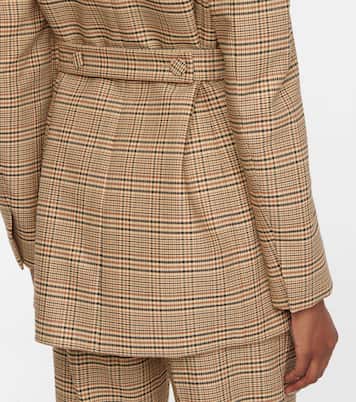 MacGuffin checked wool and cotton-blend blazer | Altuzarra