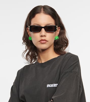 Dynasty rectangular sunglasses | Balenciaga