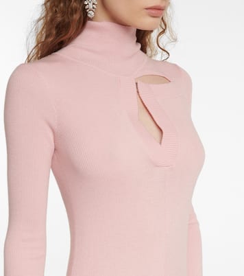 Robe longue en laine et cachemire | Christopher Kane