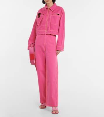 La Veste De Nîmes cutout denim jacket | Jacquemus