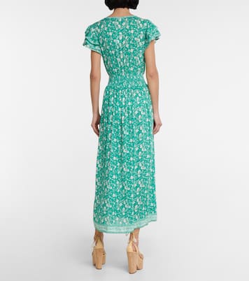 Della floral midi dress | Poupette St Barth