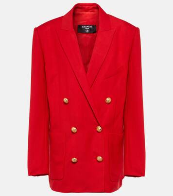 Double-breasted oversized blazer | Balmain
