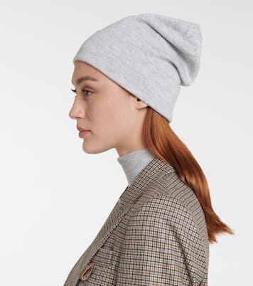 Berretto in cashmere, seta e lamé | Brunello Cucinelli