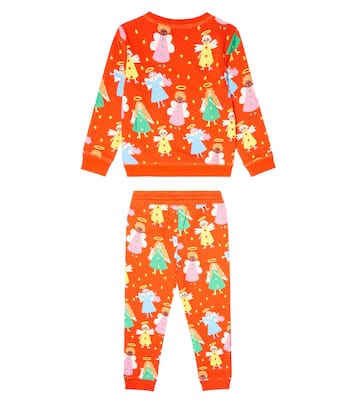 Felpa e pantaloni sportivi in cotone | Stella McCartney Kids